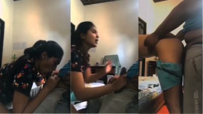 Sexy Desi girl gives a blowjob and experiences hard chudai