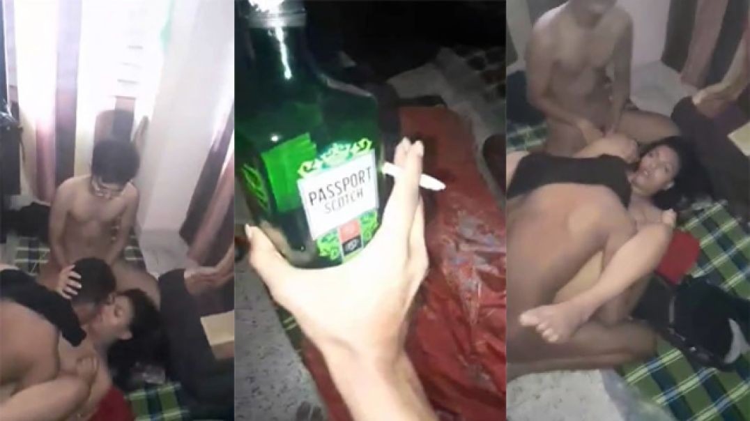 Drinking Cheater GF Enjoying With Her Boyfriends Bangladeshi