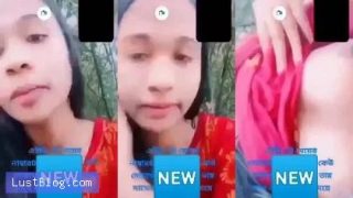 Desi Village Girl Showing Boobs on Video Call for Boyfriend