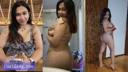 Beautiful Sexy Babe Sucking Own Big Boobs Big Ass Shaking Dancing Striping