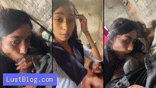 College Girl Gives Passionate Indian Blowjob – Desi Moaning Sex