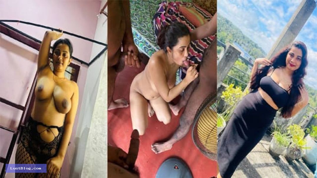 Desi Newlywed Wife Doggy Threesome with Husband and Friends