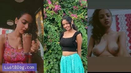 Hot Desi Girl With Big Boobs Teasing in Lingerie