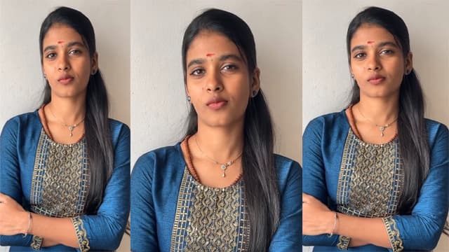Tamil Insta Famous Vidhya Sakthivel Live Hot Video
