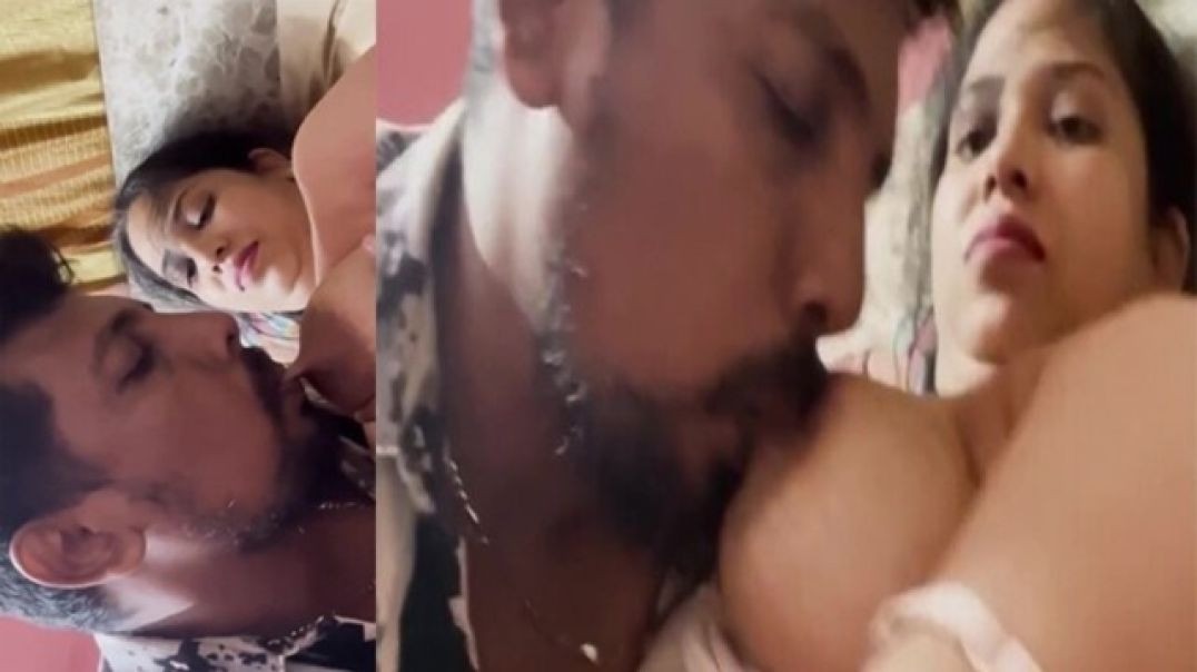 ⁣Hot Desi Cute Bhabhi Sucking and Riding her Husband Cock