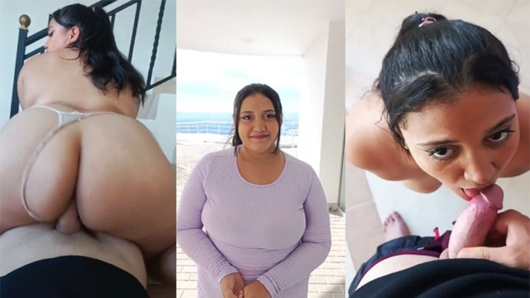 ⁣NRI Giving Blowjob Fat Ass Babe Get Fucked by